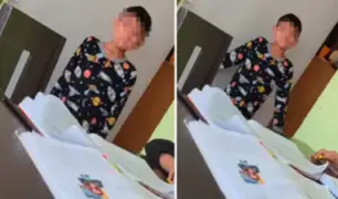 “Me cancelas la vida”: Niño llora desconsolado porque su madre lo obliga a estudiar