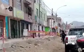 San Martín de Porres: granadas explotan en plena construcción y dejan un obrero herido