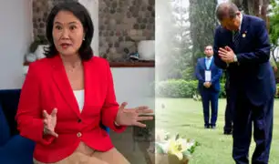 Keiko Fujimori agradecida con el primer ministro de Japón por visitar la tumba de Alberto Fujimori