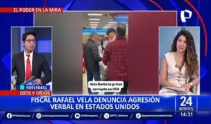 Rafael Vela denuncia agresión verbal en EE.UU.