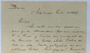 Recuperan manuscrito de poeta peruano de hace 100 años que iba a ser enviado a España