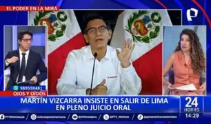 Martín Vizcarra presenta recurso para viajar fuera de Lima sin autorización judicial