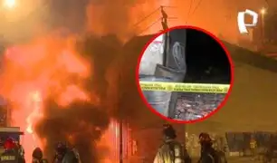 Clausuran almacén de productos químicos tras voraz incendio en San Martín de Porres