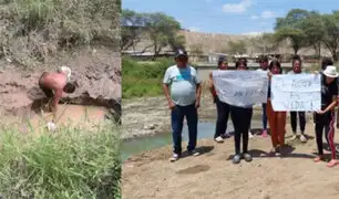 Crisis hídrica en Piura: desesperados vecinos se ven obligados a extraer agua del subsuelo