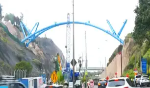 Ofrecieron obra para octubre y aún no instalan puente en la bajada Armendáriz de Miraflores