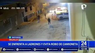 Trujillo: empresario enfrenta a ladrones y evita robos de camioneta