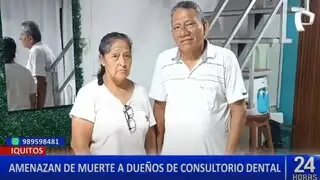 Iquitos: amenazan de muerte a dueños de centro odontológico