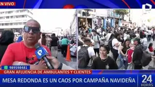 Mesa Redonda luce abarrotada de ambulantes a puertas de la campaña navideña