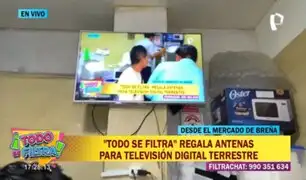 "Todo se Filtra" regaló antenas para Televisión Digital Terrestre en Breña