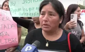 Padres de Sheyla Cóndor participaron de marcha contra la violencia a la mujer