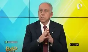 José Baella sobre Santiváñez: “La situación política lo favorece, lo van a respaldar. Se ha convertido en un líder para este gobierno”