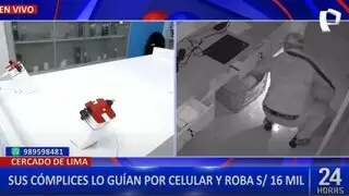 Cercado de Lima: delincuente roba más de 15 mil soles en celulares tras desactivar alarma de tienda