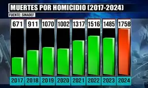 Perú registra hasta cinco asesinatos diarios en lo que va del 2024