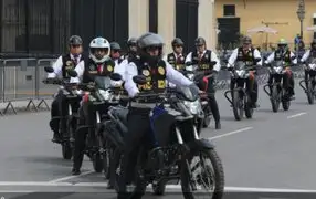 López Aliaga entrega más de 600 motos a la Policía para combatir la delincuencia