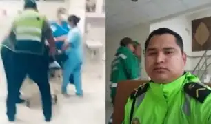 ¡Escándalo! Acusan a policías de robar pertenencias de agente herido en San Borja