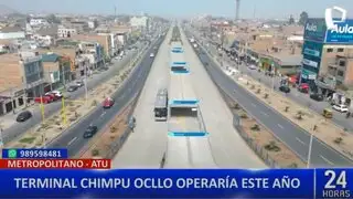 Estación Chimpu Ocllo del Metropolitano operaría a fines de año