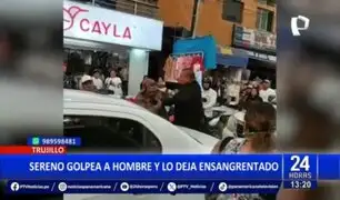 ¡El colmo! Agente de serenazgo agrede a ciudadano en Trujillo