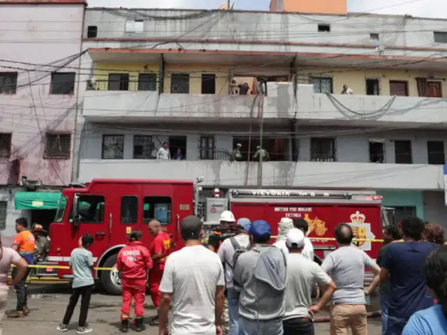 ¡Alerta! Gamarra: incendio en vivienda alerta a vecinos y comerciantes del emporio comercial