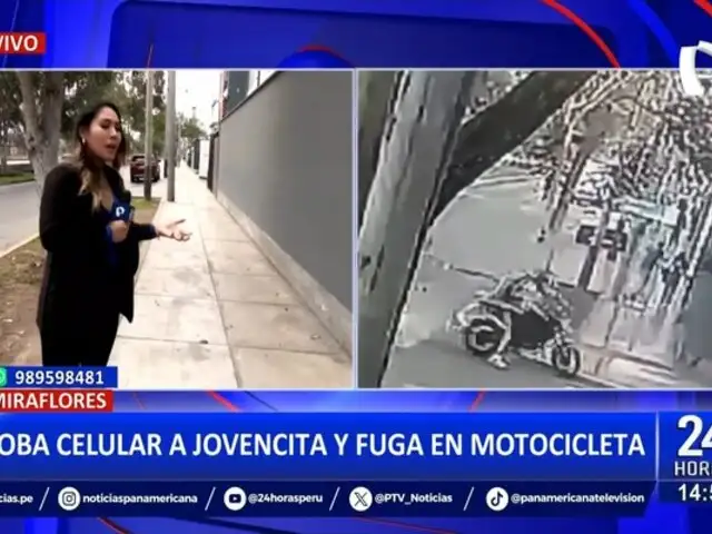 Joven sufre violento robo en Miraflores