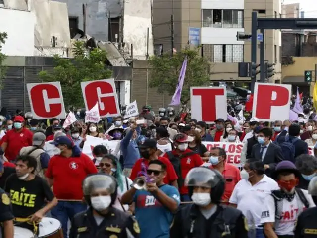 CGTP se suma al paro nacional de noviembre y exige mayor seguridad frente a la criminalidad