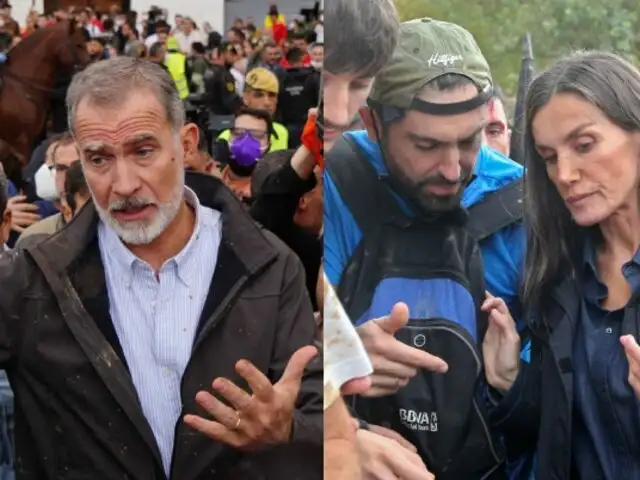 Inundaciones en España: damnificados en Valencia lanzaron lodo a los reyes Felipe VI y Letizia