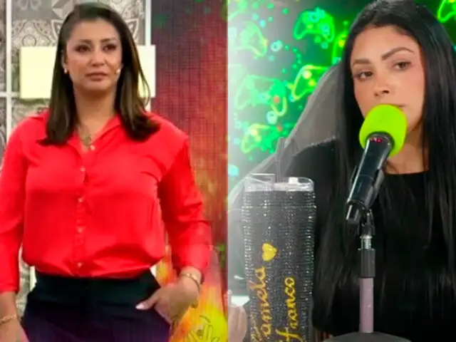 Karla Tarazona descarta sentarse a conversar con Pamela Franco: “La conozco, pero no somos amigas”