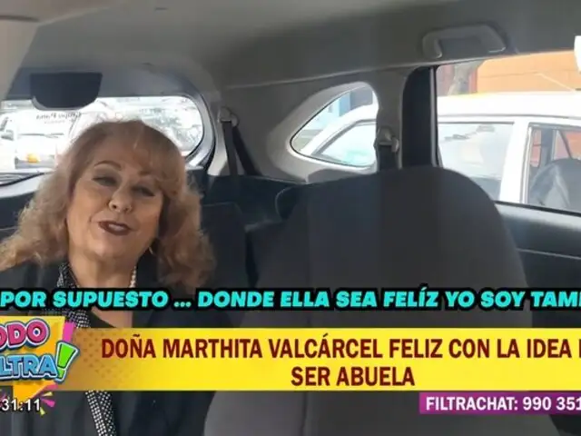 Martha Valcárcel apoya el deseo de maternidad de Milett Figueroa