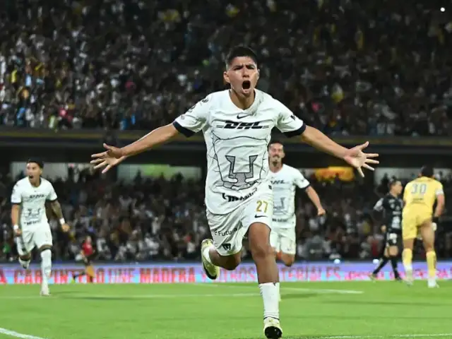 Piero Quispe anota golazo en triunfo de Pumas sobre Querétaro por la Liga MX