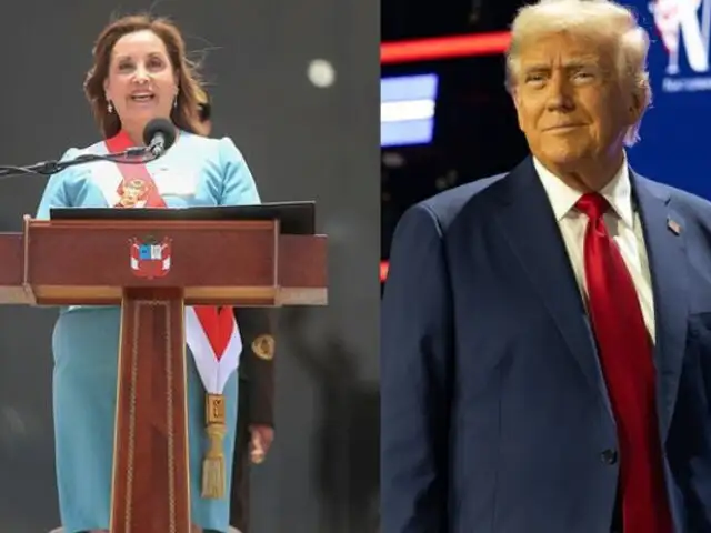 Dina Boluarte felicita a Donald Trump por “lograr la victoria” en las elecciones de Estados Unidos