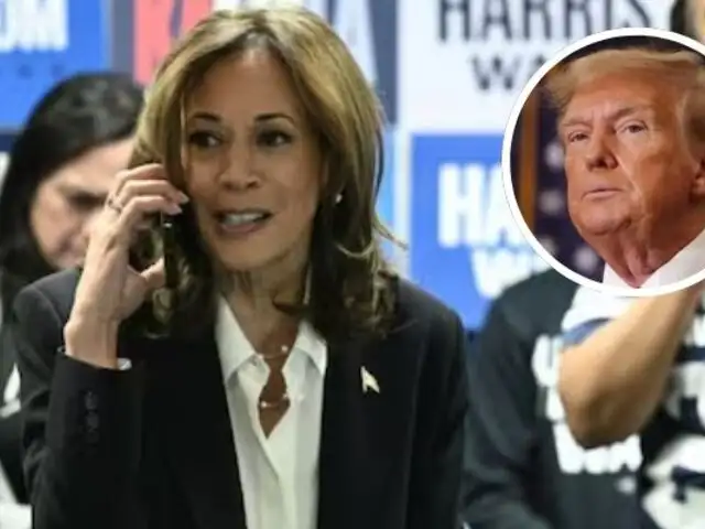 Kamala Harris llama a Trump y lo felicita por su victoria en las elecciones, según asesor