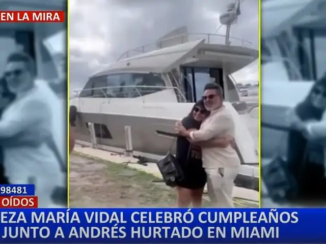 Andrés Hurtado y jueza María Vidal aparecen juntos en fiesta en EE. UU.