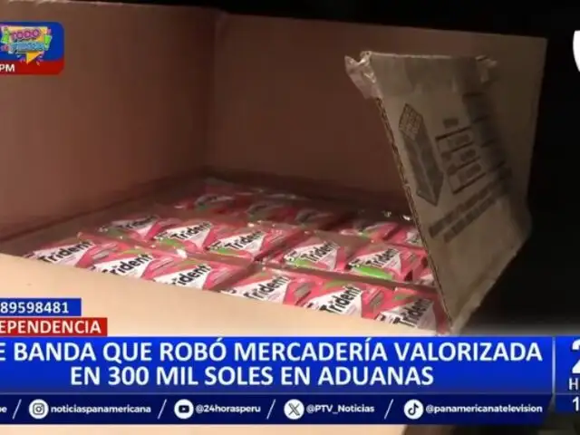 Independencia: Recuperan mercadería valorizada en 300 mil soles