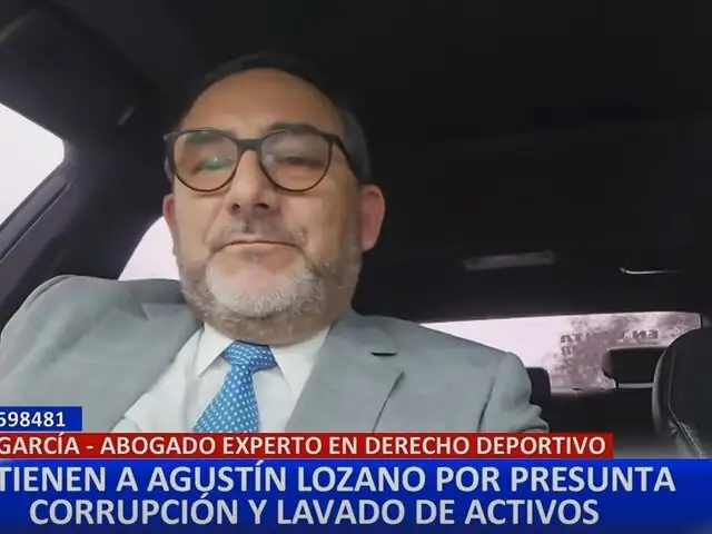 “Las acusaciones son gravísimas”: Abogado Julio García sobre detención de Agustín Lozano