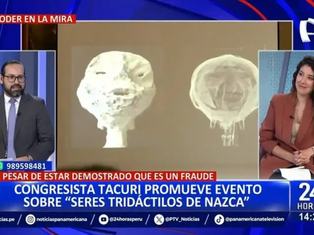 Germán Tacuri convoca audiencia pública sobre “seres tridáctilos de Nazca” en el Congreso