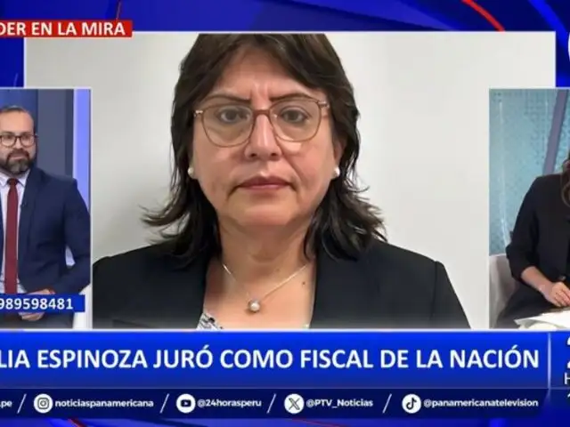 Delia Espinoza juró como nueva fiscal de la Nación para el periodo 2024-2027