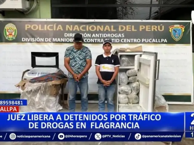 Pucallpa: ¡El colmo! capturan a traficantes de droga en flagrancia pero juez los libera