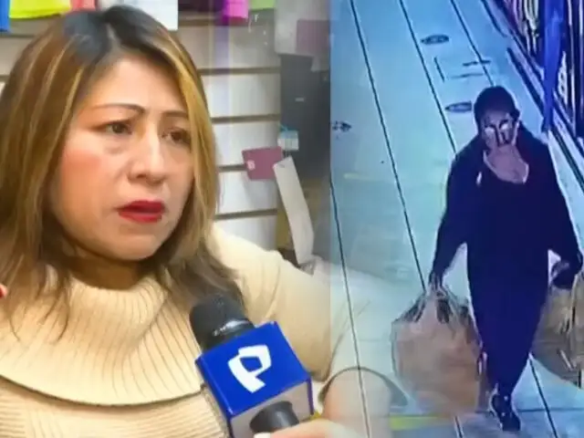 Denuncian a mujer que robó una tienda en su primer día de trabajo en el Cercado de Lima