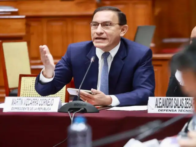 Martín Vizcarra tras su presentación en el Congreso: “Siento que hay una persecución política”