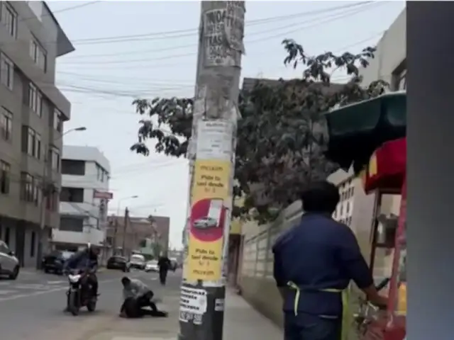 Con patadas y puñetes: delincuentes le arrebatan sus pertenencias a mujer en SMP