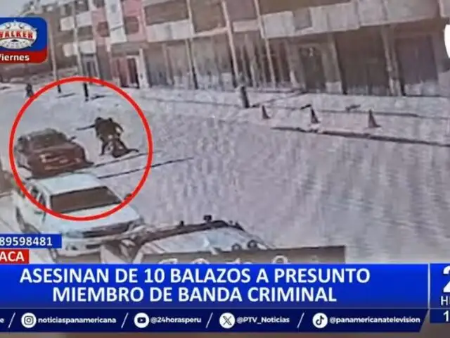 Juliaca: Asesinan de 10 balazos a presunto miembro de banda criminal