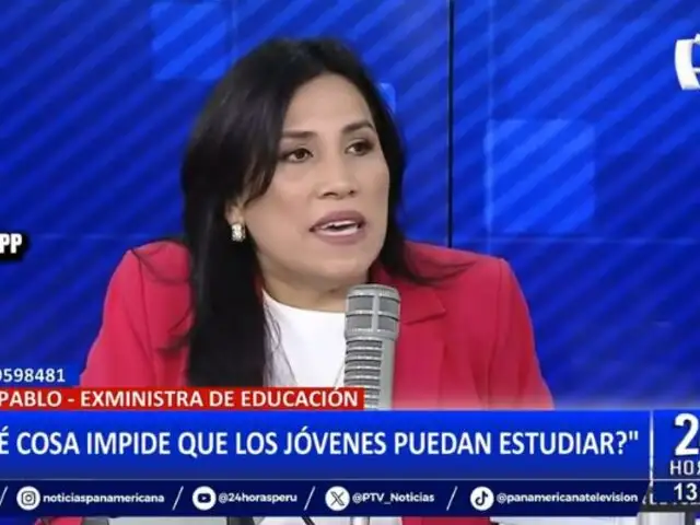 Flor Pablo cuestiona clases virtuales por APEC: "¿Qué impide que los chicos puedan estudiar?"