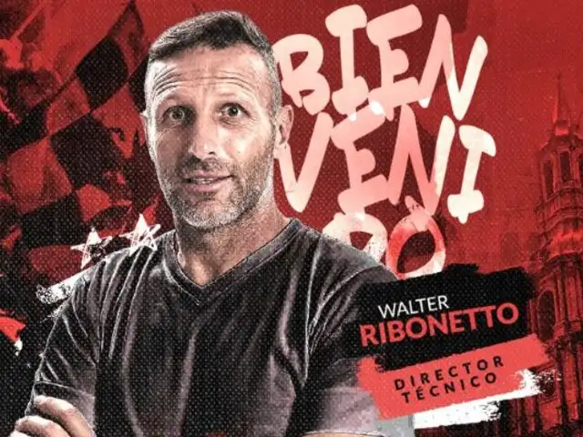 Walter Ribonetto es el nuevo DT de Melgar para la temporada 2025