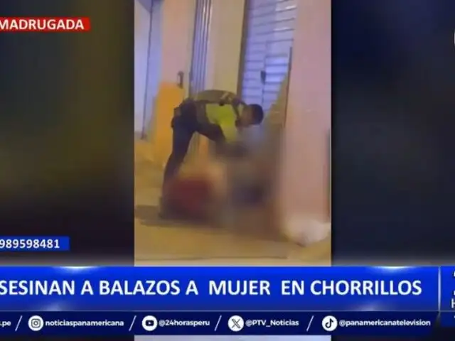 Chorrillos: Sicarios asesinan a mujer a balazos