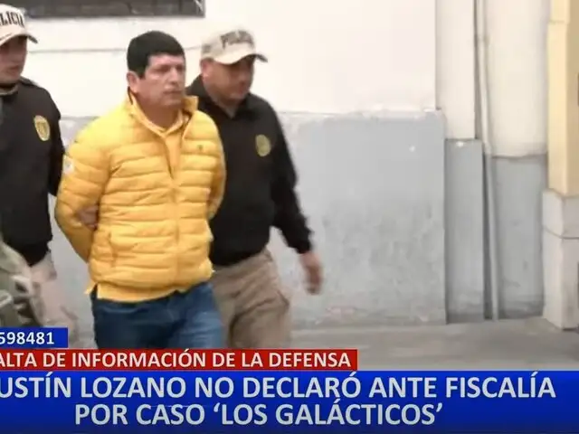 Caso "Los Galácticos": Agustín Lozano no declaró ante la Fiscalía por falta de documentación