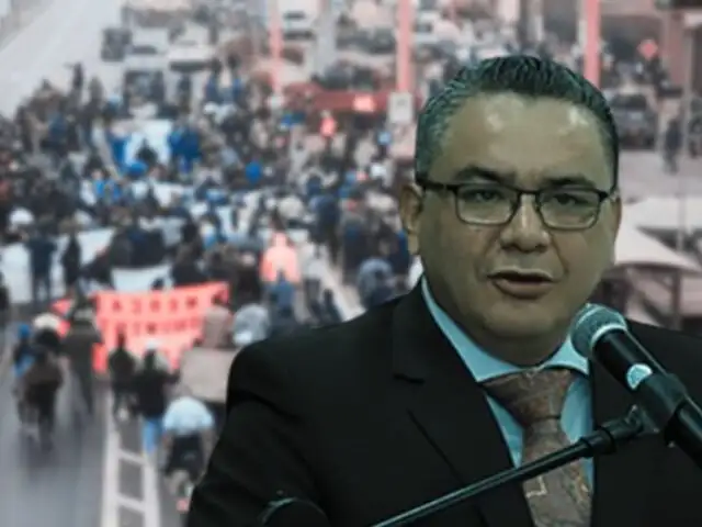 Santiváñez sobre protestas durante APEC: “ es una paralización politizada”