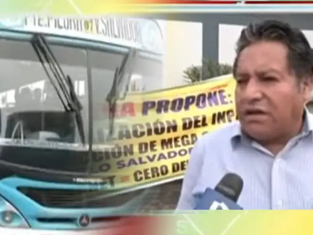 Dirigente Waldo Poma: “Un 70% de transportistas acatan paro durante APEC 2024”