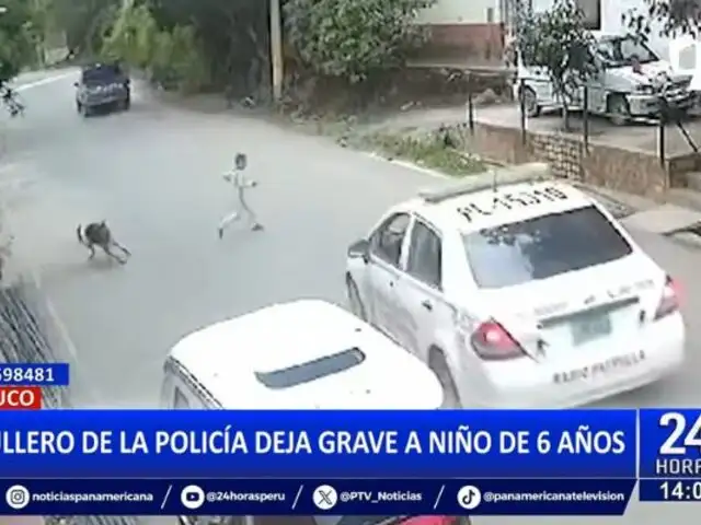 Huánuco: Patrullero de la PNP atropella y deja grave a menor de 6 años