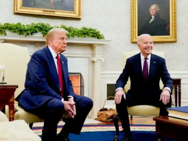 Estados Unidos: Donald Trump se reunió con Joe Biden en la Casa Blanca