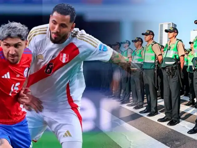 Perú vs Chile: desplegarán 2 mil policías para el partido que se jugará en el Estadio Monumental