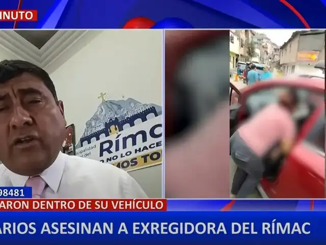 Alcalde del Rímac exige justicia tras asesinato de exregidora Ytala Tipula